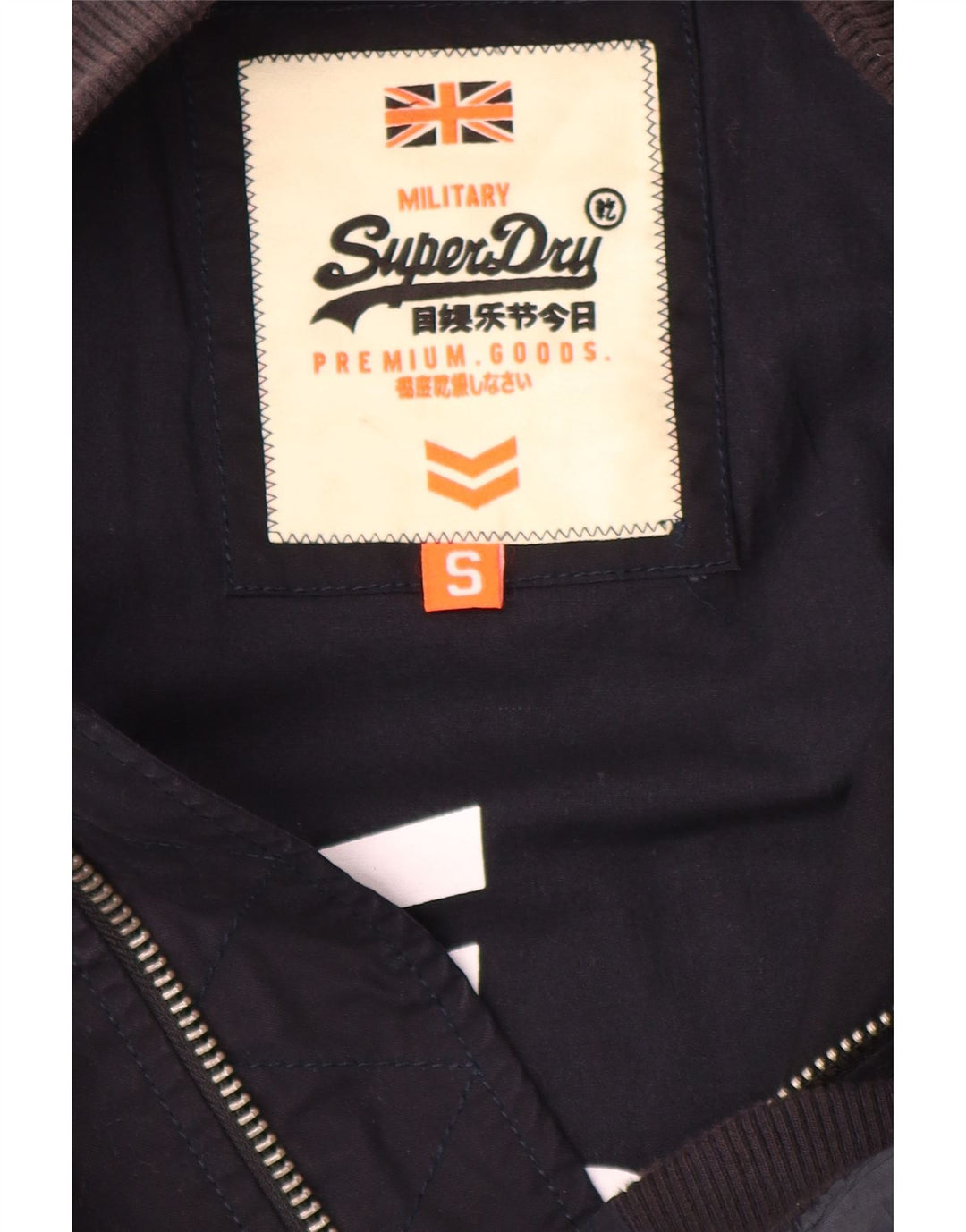 Superdry muška bomber jakna UK 36 Mala tamnoplava