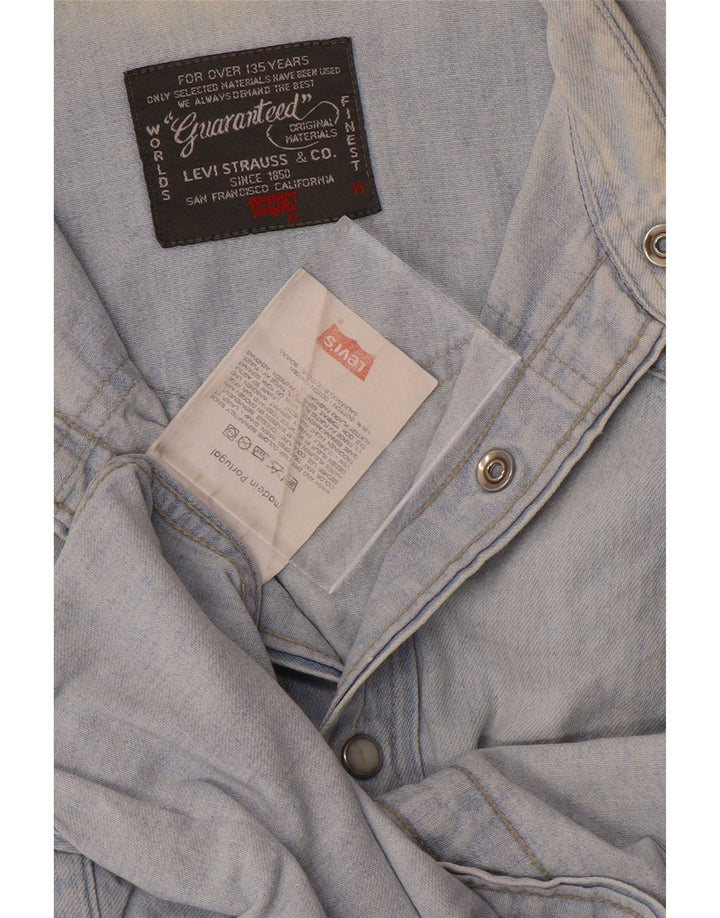 Levi's muška traper košulja Srednje plavi pamuk