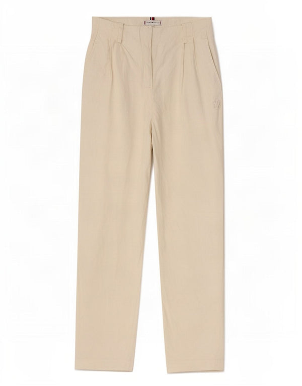 Tommy Hilfiger ženske chino hlače visokog struka UK 4 XS W24 L24 Bijele