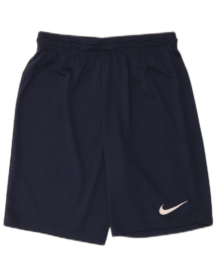 Male sportske kratke hlače Nike tamnoplave od poliestera