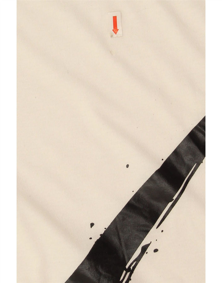 Nike Ženska majica kratkih rukava s grafičkim motivima UK 14 Srednji bijeli poliester