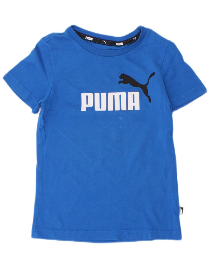 Plava majica kratkih rukava Puma Boys Graphic T-Shirt 3-4 Years