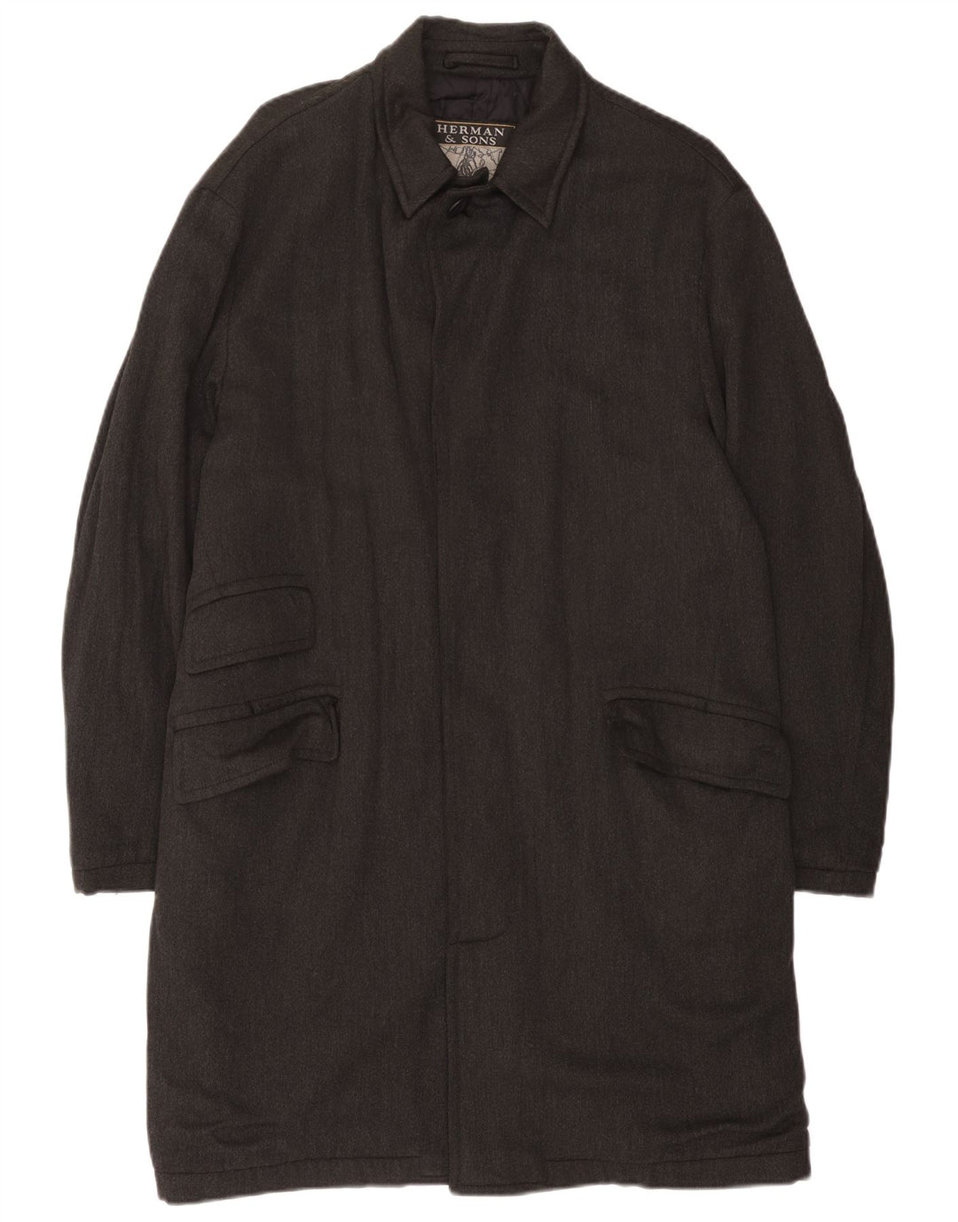 Herman & Sons Muški kaput UK 40 Large Grey