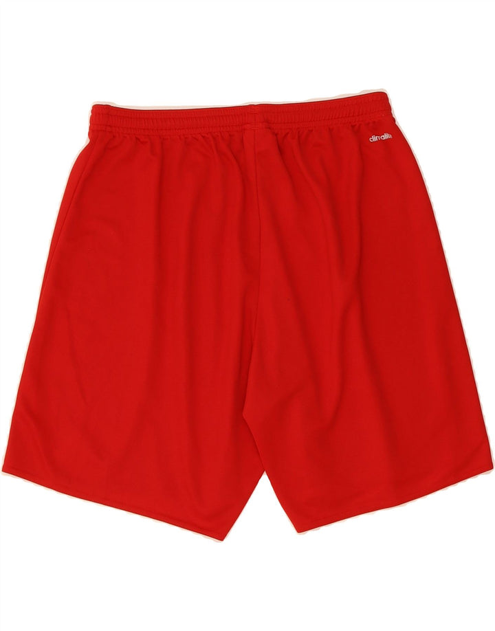 ADIDAS Mens Climalite Sport Shorts Large Red Polyester Vintage Adidas and Second-Hand Adidas from Messina Hembry 