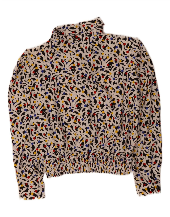 FRANKENWALDER Womens Crop Shirt Blouse EU 40 Medium Multicoloured Paisley Vintage Frankenwalder and Second-Hand Frankenwalder from Messina Hembry 