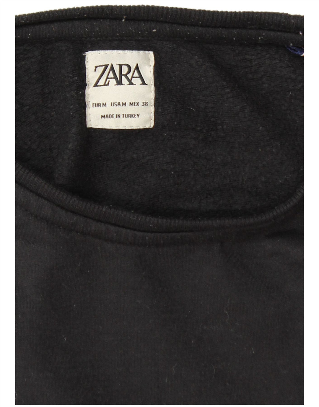 Zara muški džemper srednje crne boje