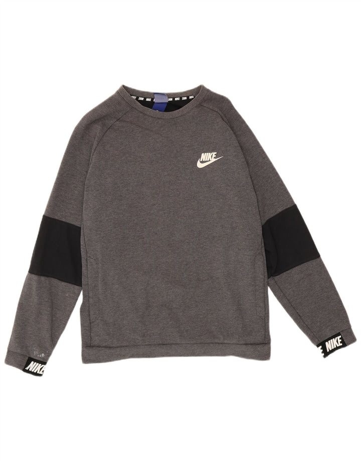 Nike muški džemper s grafičkim motivima, velika siva boja