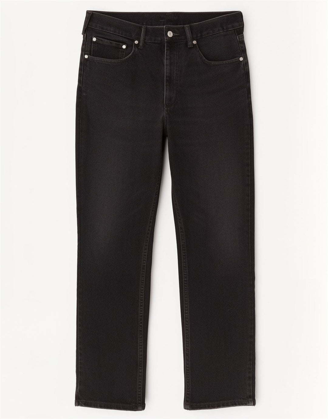 Levi's ženske 505 ravne traperice W36 L29 crni pamuk