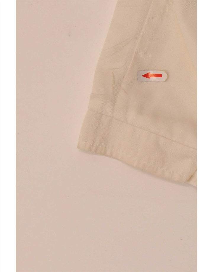 Vintage ženska bomber jakna IT 46 veliki bijeli poliester u boji