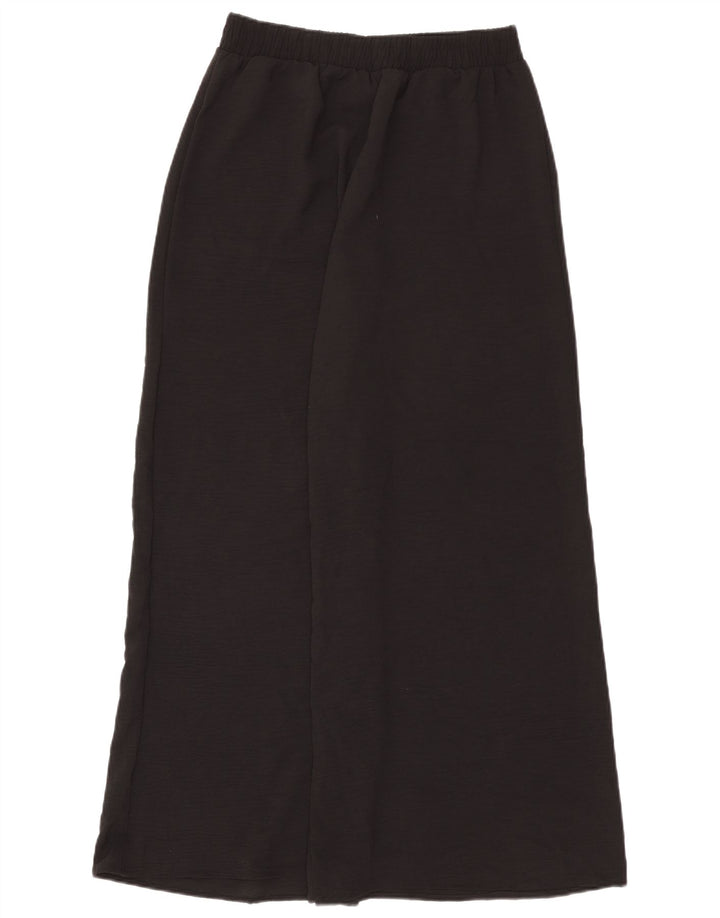 ZARA ženske ležerne široke hlače široke W30 L29 crni poliester