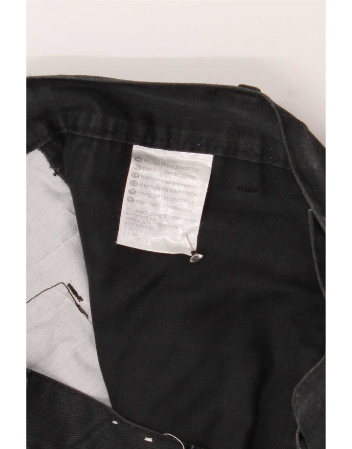 Dickies muške ravne kargo hlače W32 L30 crni poliester