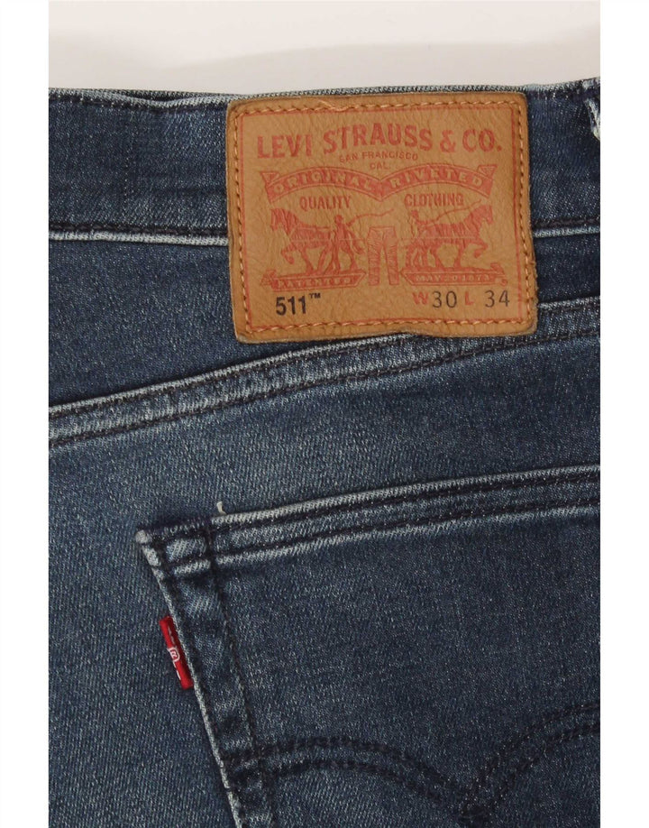 Levi's muške 511 uske traperice W30 L34 plavi pamuk