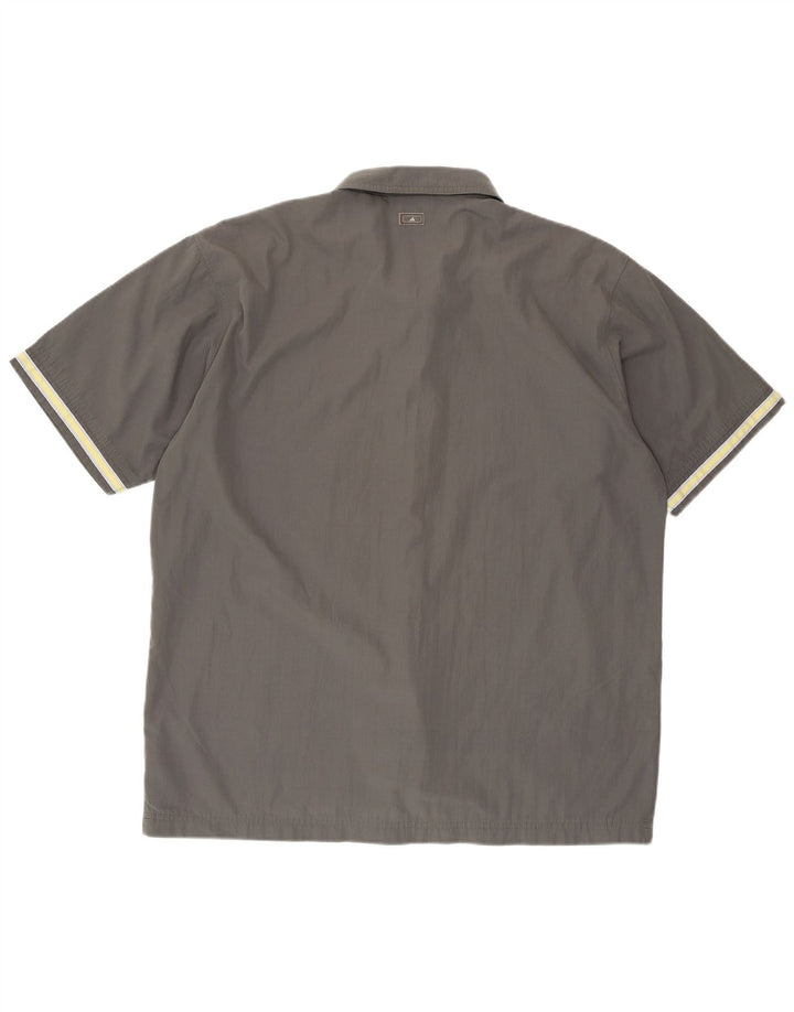 ADIDAS muška košulja kratkih rukava UK 44/46 veliki sivi pamuk