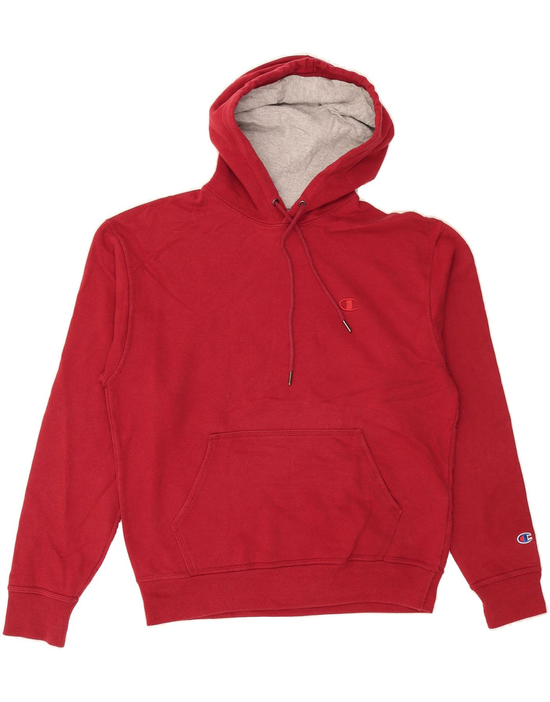 CHAMPION Mens Hoodie Jumper Medium Red Cotton Vintage Champion and Second-Hand Champion from Messina Hembry 
