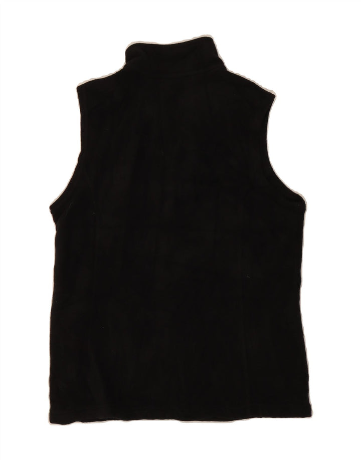 L.L.BEAN Womens Fleece Gilet UK 12 Medium Black Polyester Vintage L.L.Bean and Second-Hand L.L.Bean from Messina Hembry 