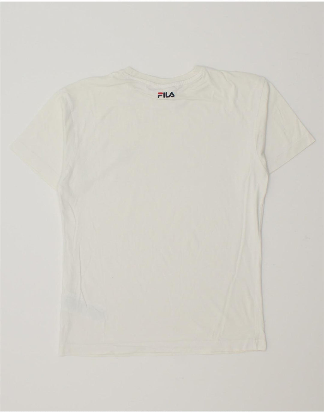 FILA Mens T-Shirt Top XS White Cotton Vintage Fila and Second-Hand Fila from Messina Hembry 