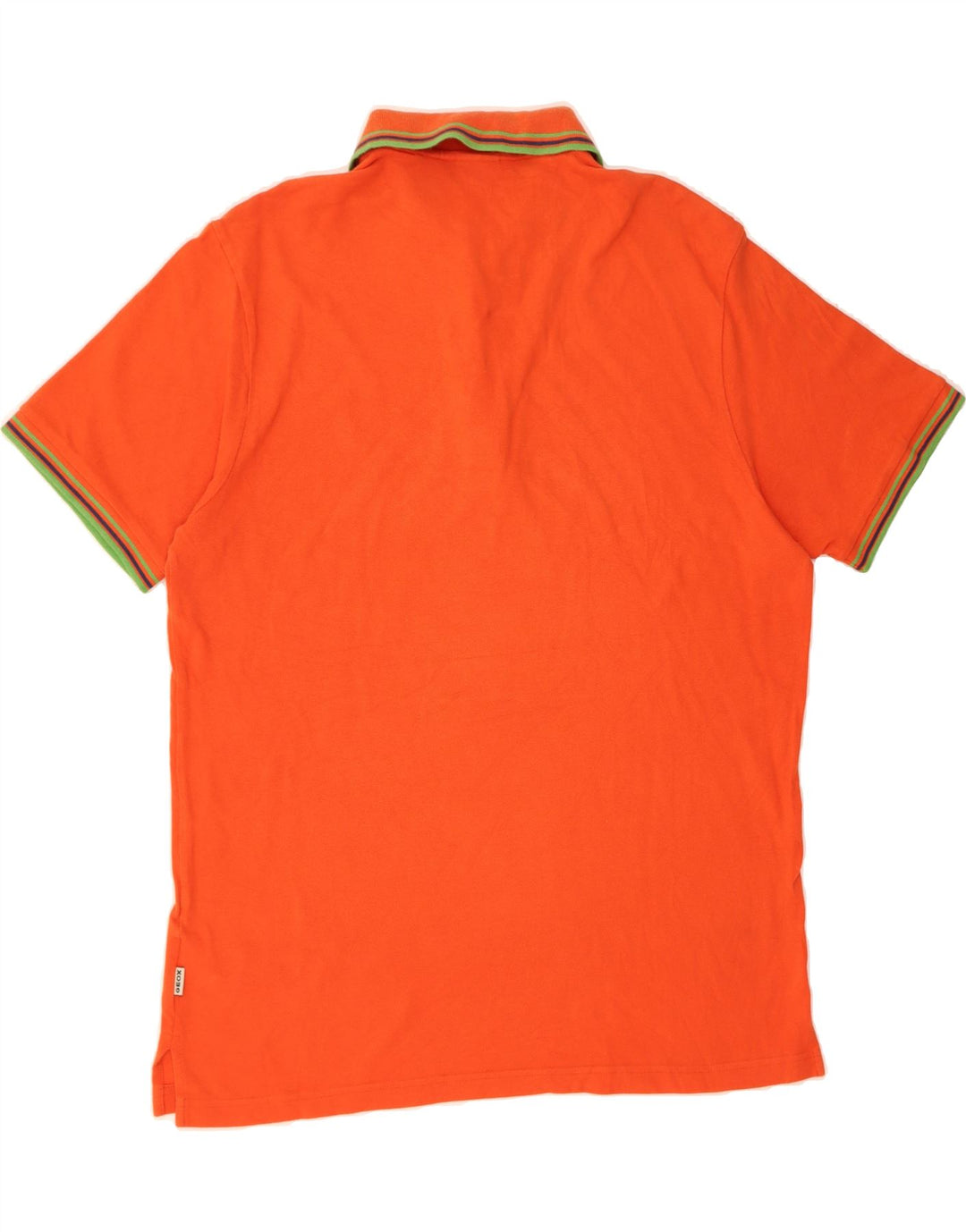 GEOX Mens Polo Shirt 2XL Orange Cotton Vintage Geox and Second-Hand Geox from Messina Hembry 
