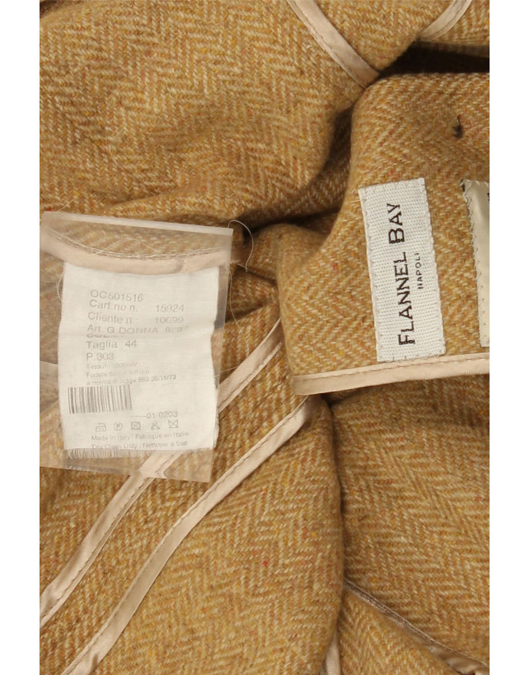 FLANNEL BAY Ženska jakna sa 3 gumba IT 44 srednje bež riblja kost