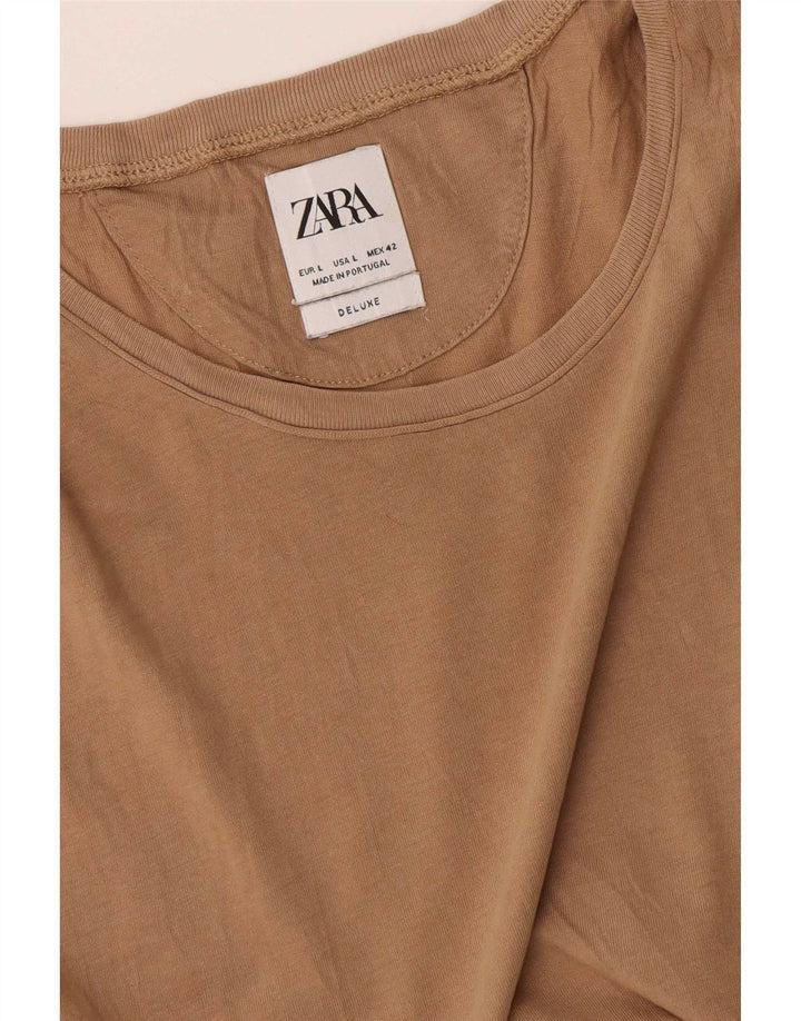 Zara muška majica kratkih rukava velika bež