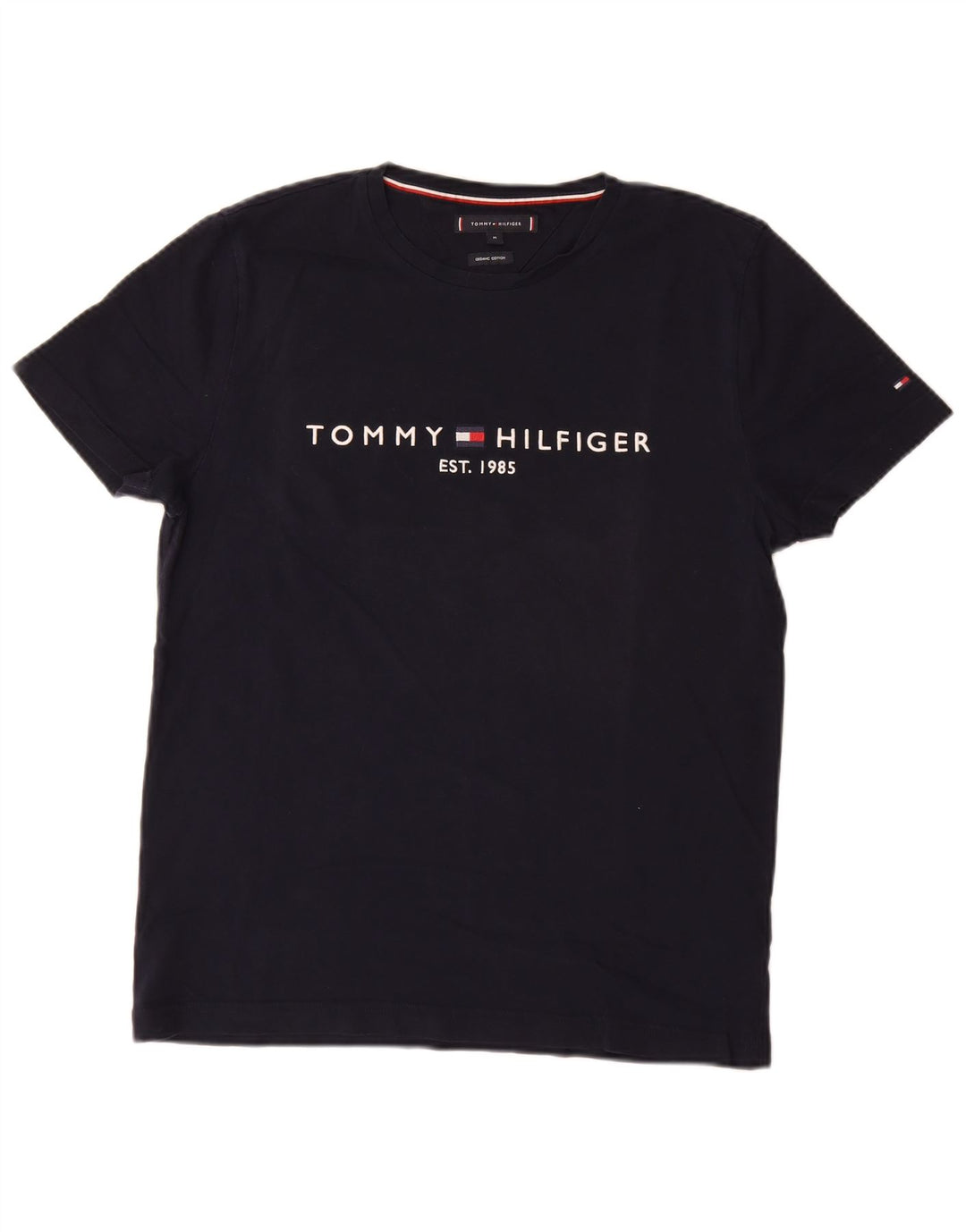 TOMMY HILFIGER Muška majica kratkih rukava srednje veličine tamnoplavi pamuk