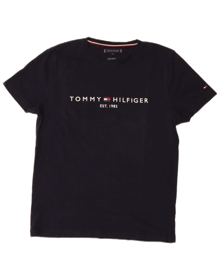 TOMMY HILFIGER Muška majica kratkih rukava srednje veličine tamnoplavi pamuk