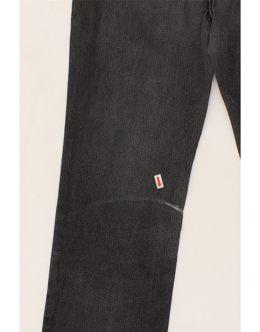 TRUSSARDI Womens Straight Jeans W26 L27 Grey Cotton Vintage Trussardi and Second-Hand Trussardi from Messina Hembry 