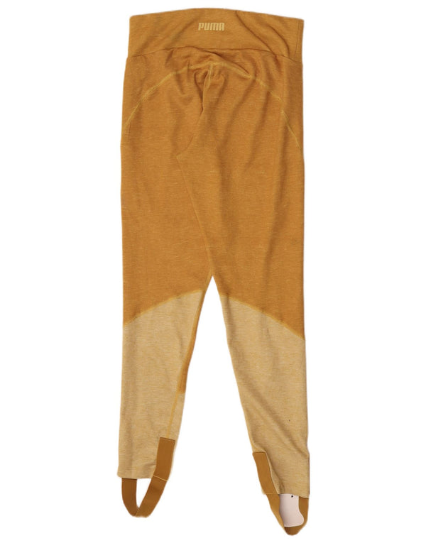 Puma ženske tajice sa stremenom UK 14 Large Yellow Colourblock poliester