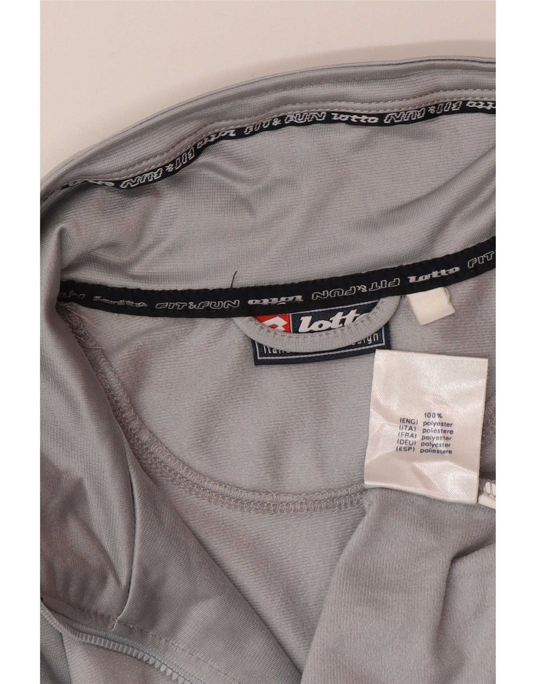 Lotto ženska gornja jakna prevelike trenirke UK 16 Large Grey Colourblock
