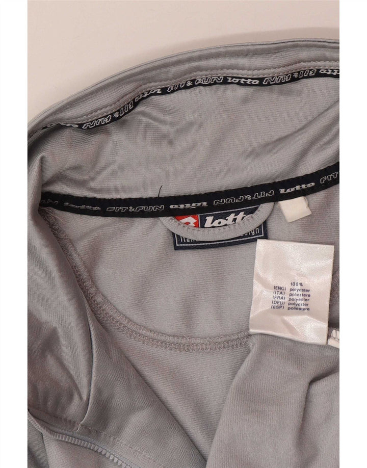 Lotto ženska gornja jakna prevelike trenirke UK 16 Large Grey Colourblock