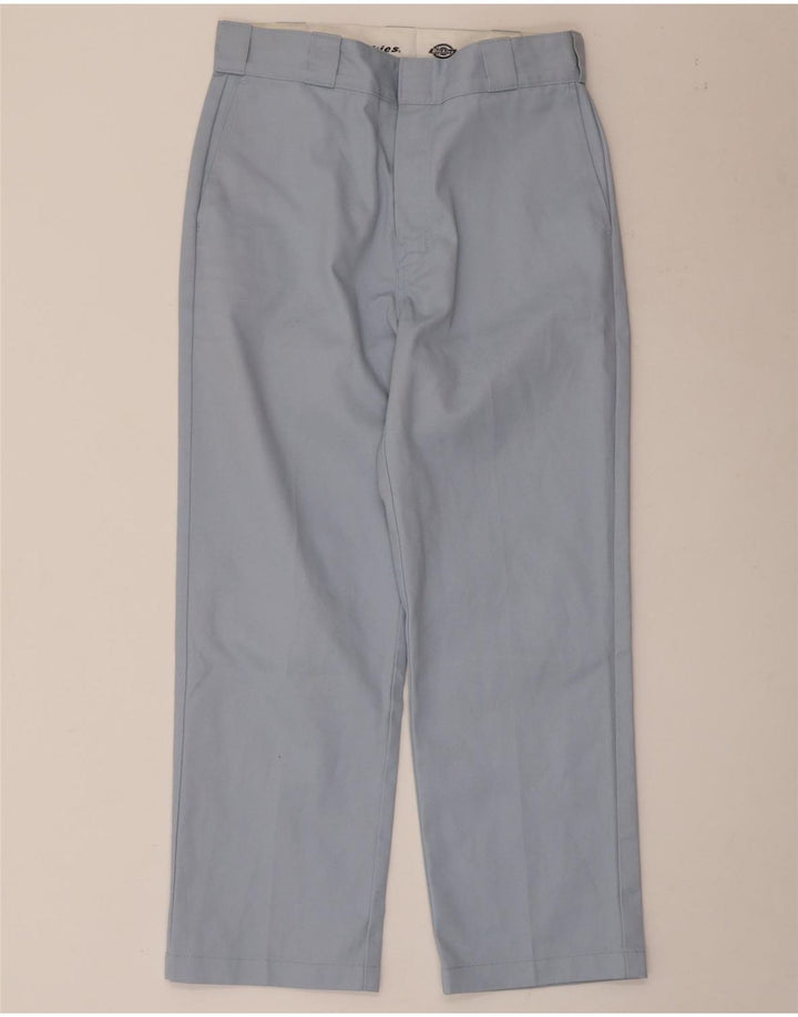 Dickies muške ravne chino hlače W28 L26 plavi poliester