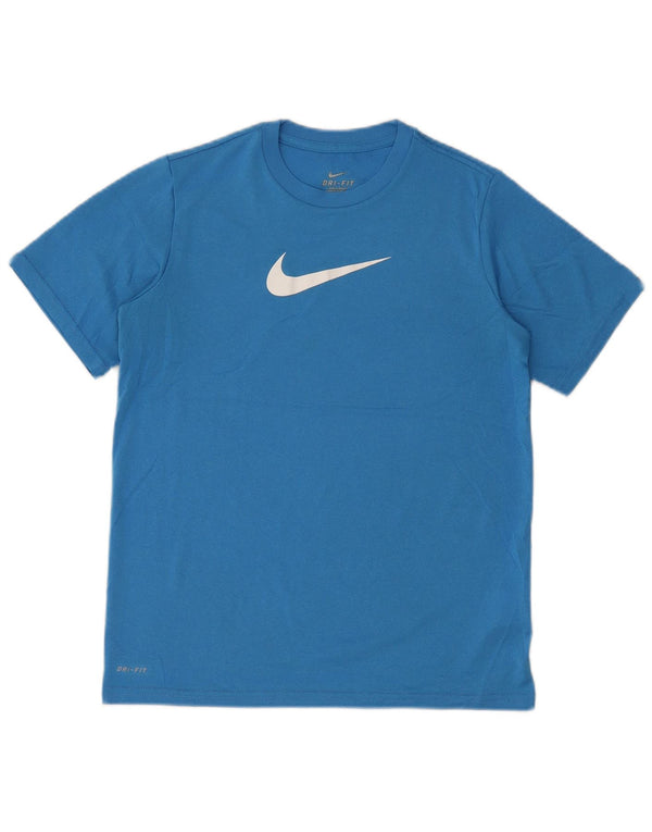 Nike Ženska majica kratkih rukava Dri Fit Graphic UK 14 Large Blue Polyester