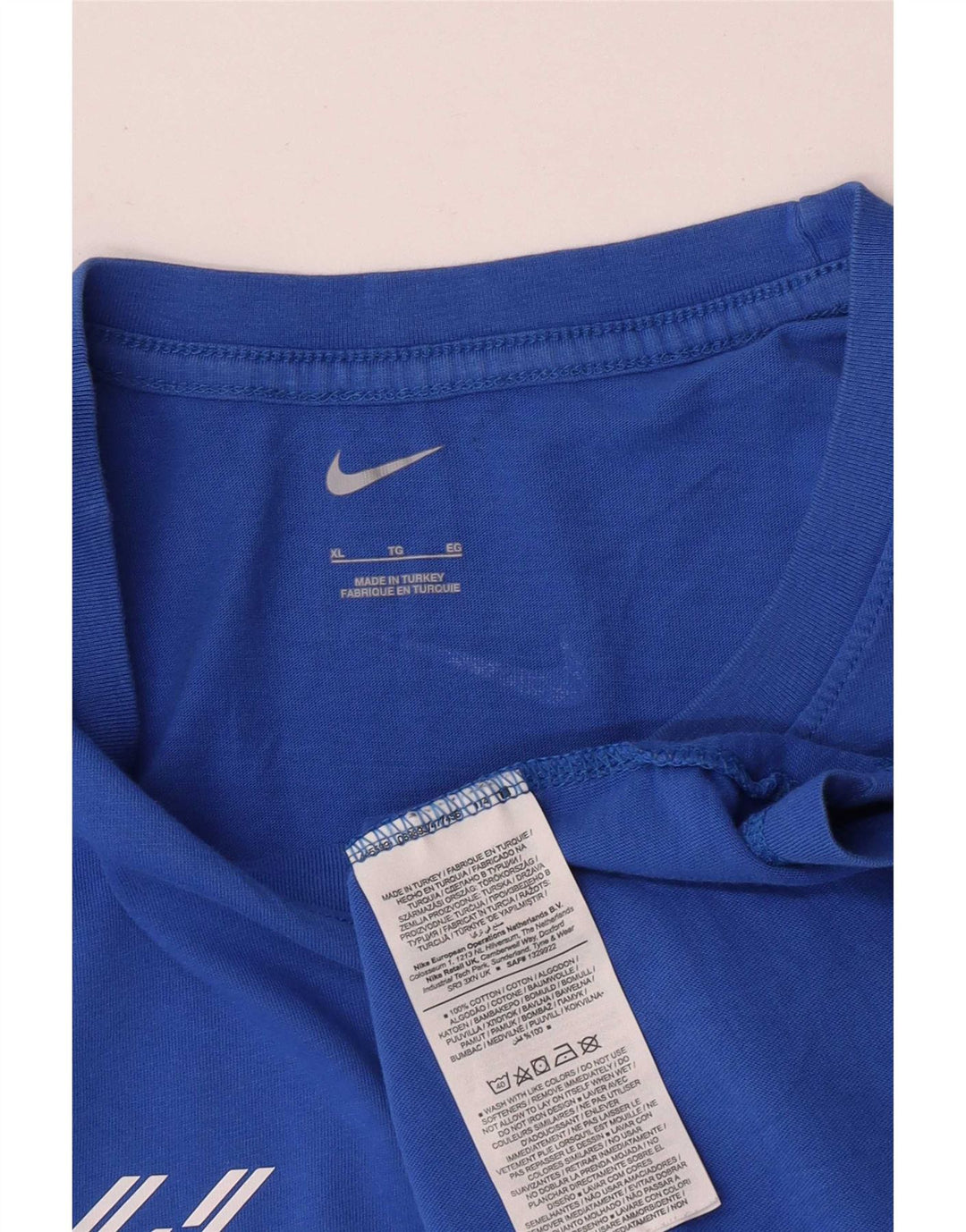 Nike muška majica kratkih rukava XL plavi pamuk