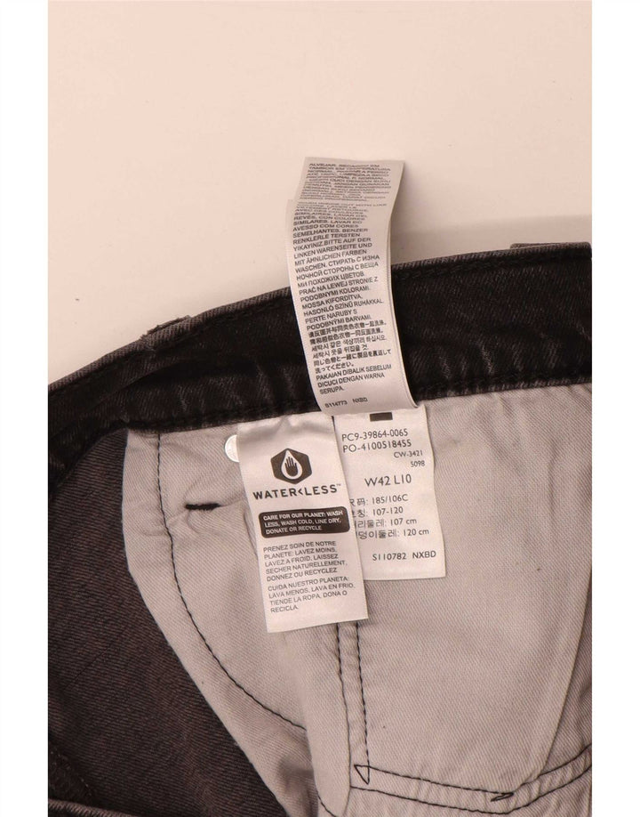 Levi's muške 405 traper kratke hlače W42 2XL sivi pamuk