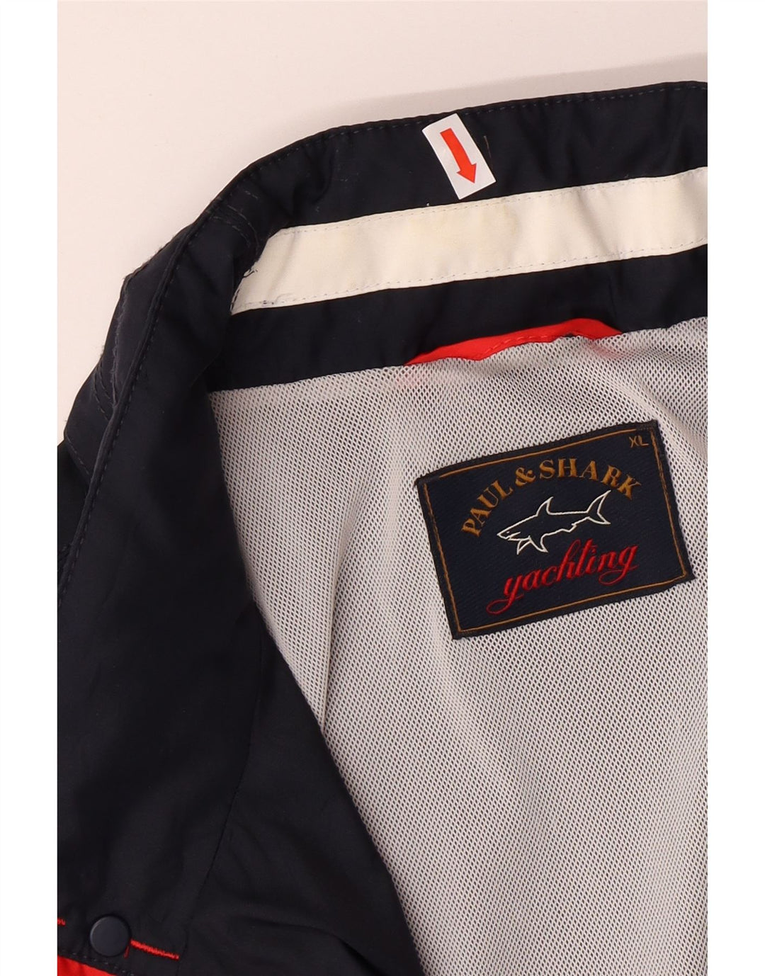 PAUL & SHARK Muška kišna jakna s kapuljačom za jahte UK 42 XL tamnoplava