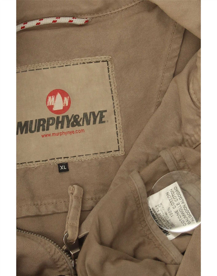 Murphy & Nye muška bomber jakna UK 42 XL bež pamuk