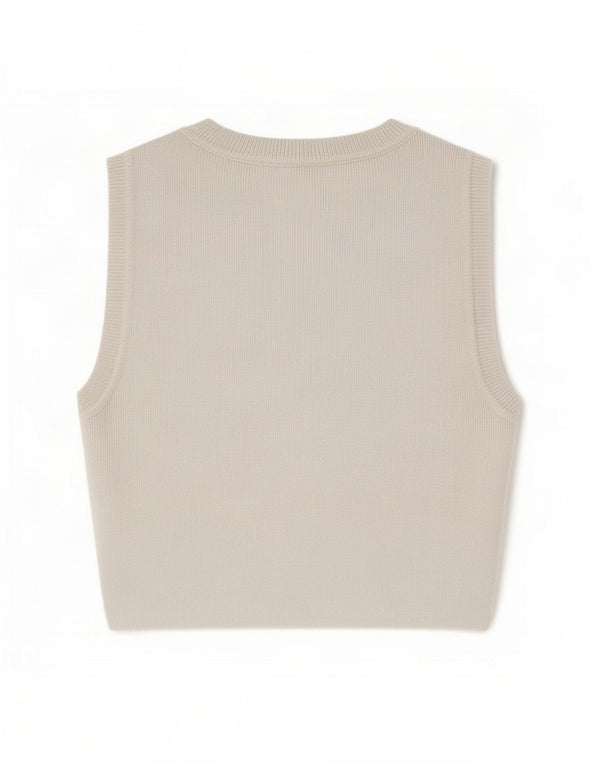 Zara ženski kratki prsluk UK 8 Small White