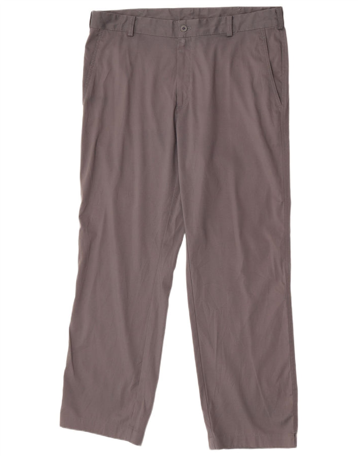 Nike muške Dri Fit Straight Chino Hlače W36 L30 Sivi Poliester