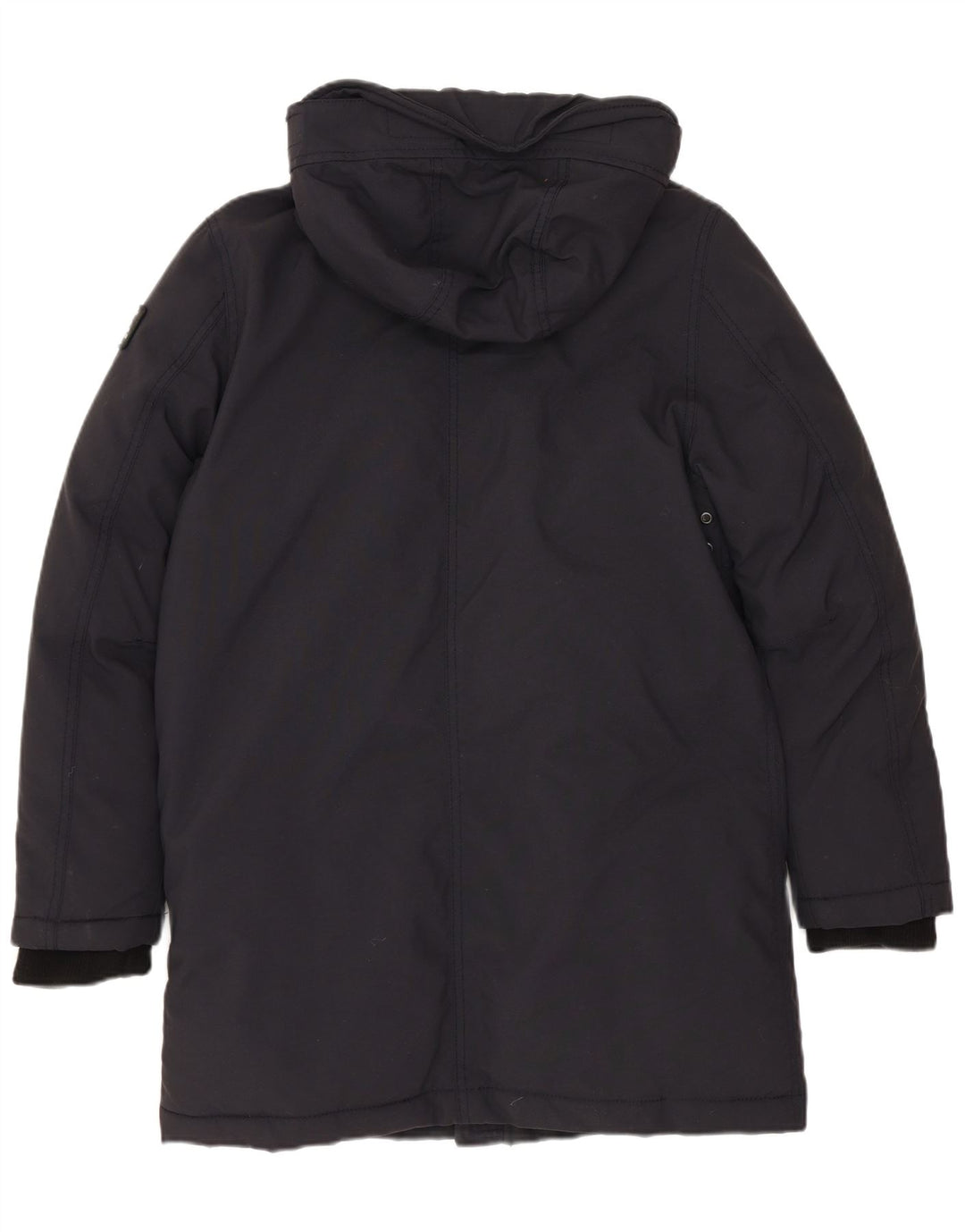 SCHOTT ženski podstavljeni kaput s kapuljačom US 12 Veliki crni poliester