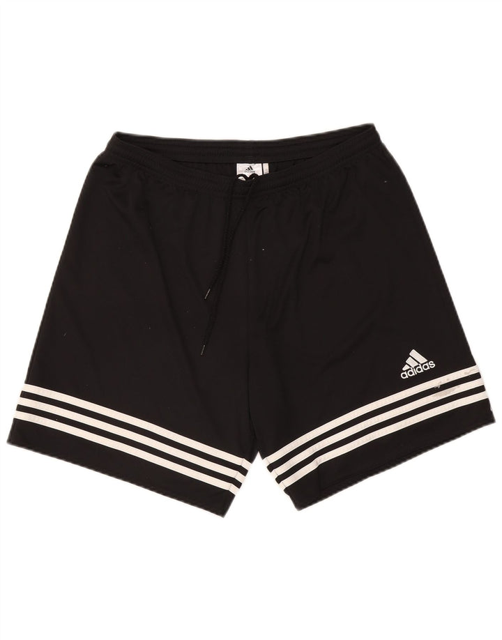 Adidas muške sportske kratke hlače Climalite, veliki crni poliester