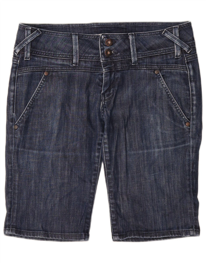 PEPE Jeans Ženske traper kratke hlače W31 srednje tamnoplavi pamuk