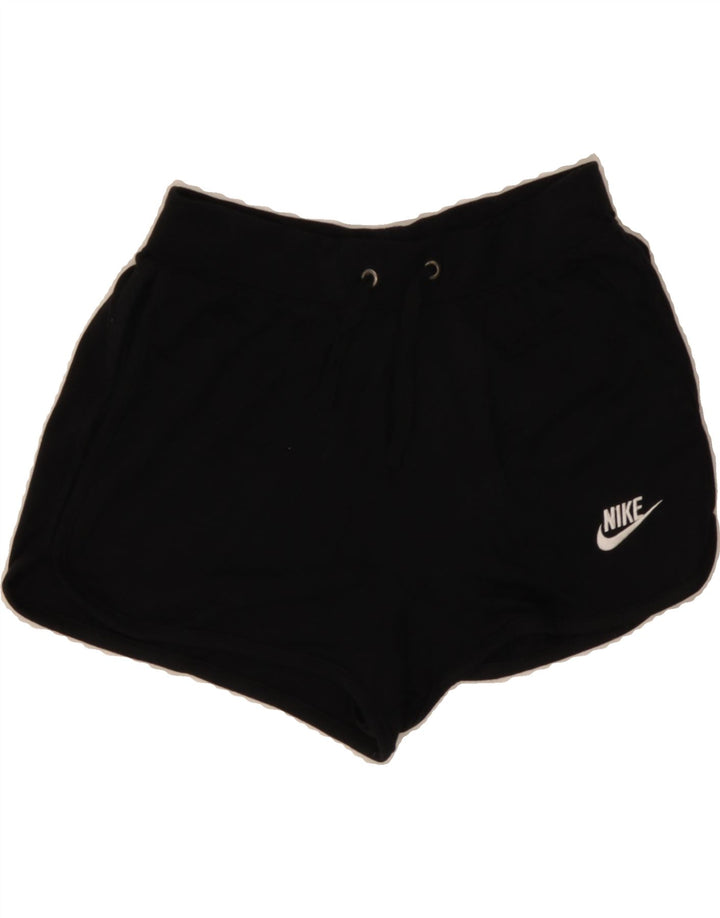 NIKE Womens Sport Shorts UK 6 XS  Black Polyester Vintage Nike and Second-Hand Nike from Messina Hembry 