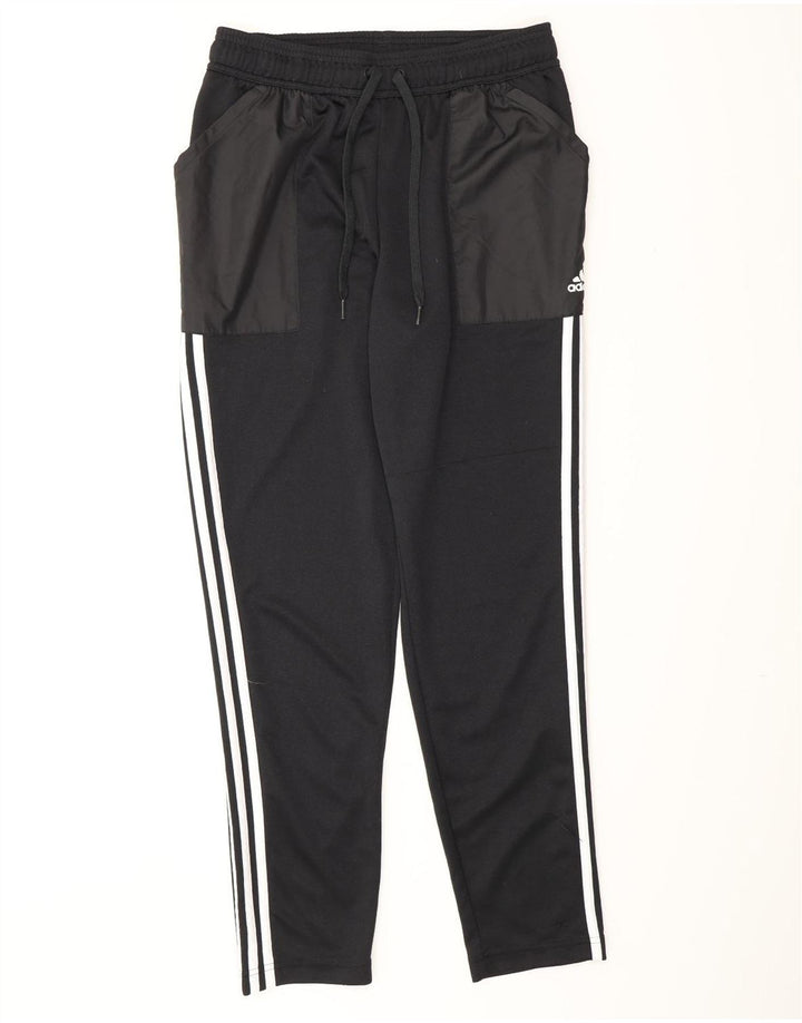Adidas muške Aeroready hlače za trenirku srednje crne boje od poliestera