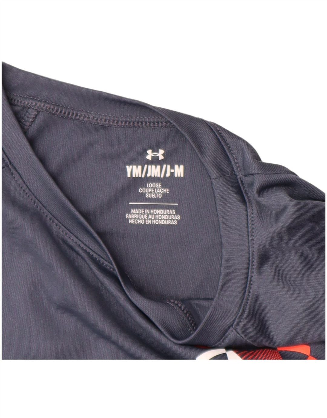 UNDER ARMOUR Dječačka široka majica kratkih rukava s motivima 9-10 godina, srednje siva