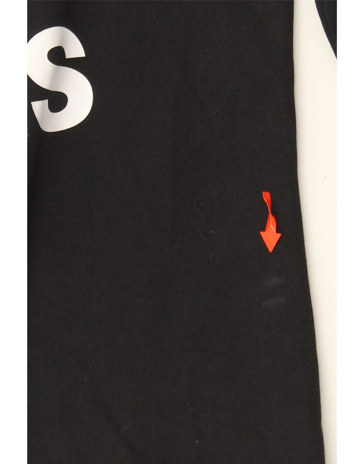 ADIDAS ženski džemper s grafičkim motivima UK 12/14 srednje crni pamuk