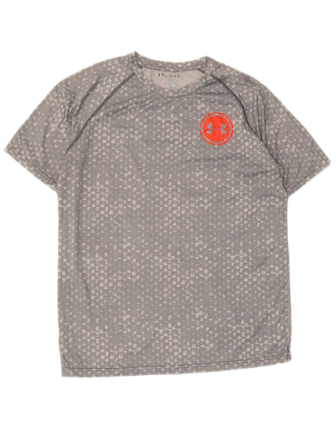 UNDER ARMOUR Muška majica Heat Gear Top srednje siva geometrijska