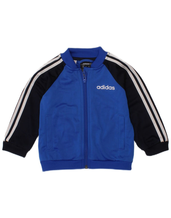 Adidas Baby Boys Trenirka Gornja jakna 9-12 mjeseci Blue Colourblock Sports