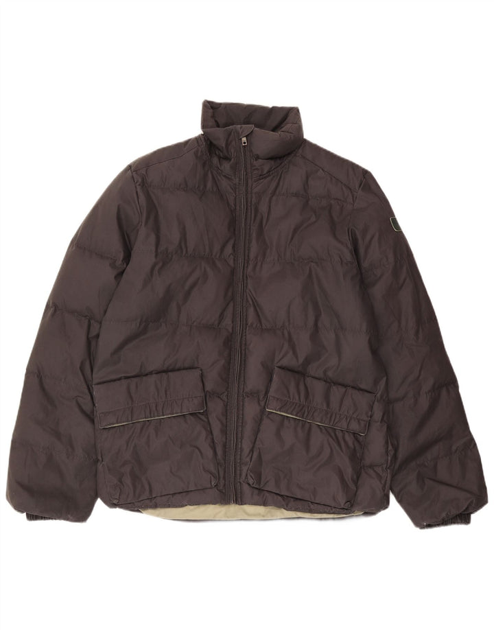 DIESEL Muška podstavljena jakna UK 40 veliki sivi poliester