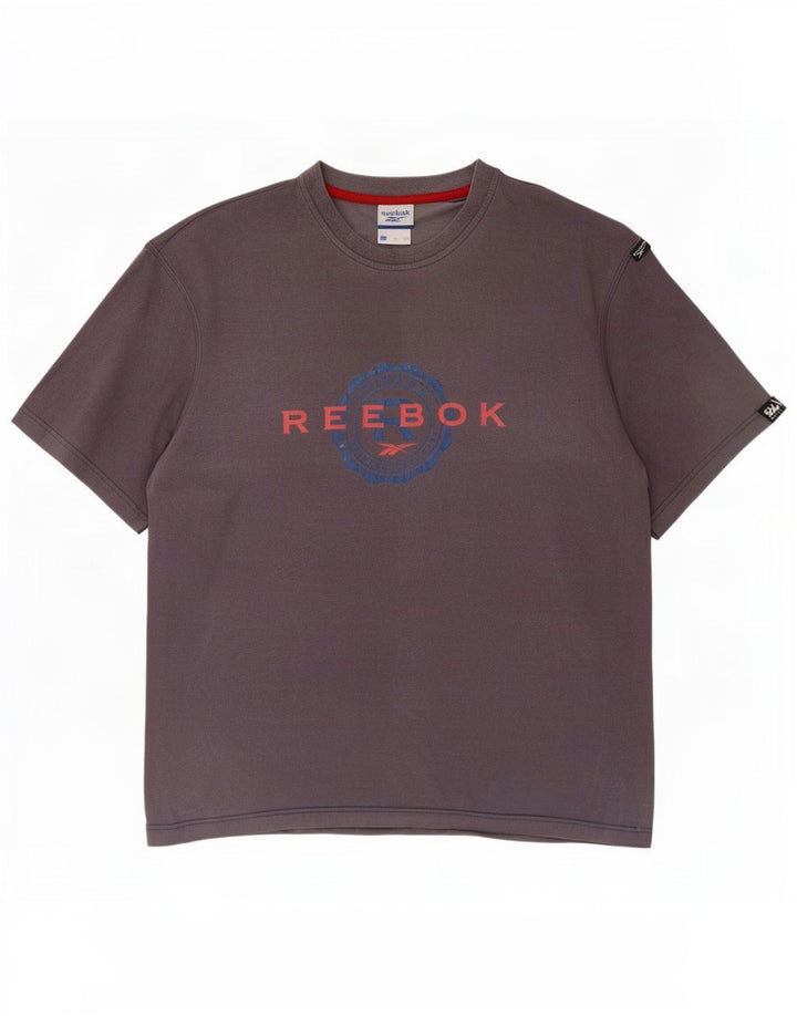 Reebok muška majica s grafičkim motivima, srednje siva