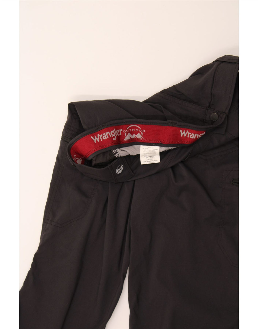 WRANGLER Womens Straight Cargo Trousers W36 L30 Black Nylon Vintage Wrangler and Second-Hand Wrangler from Messina Hembry 