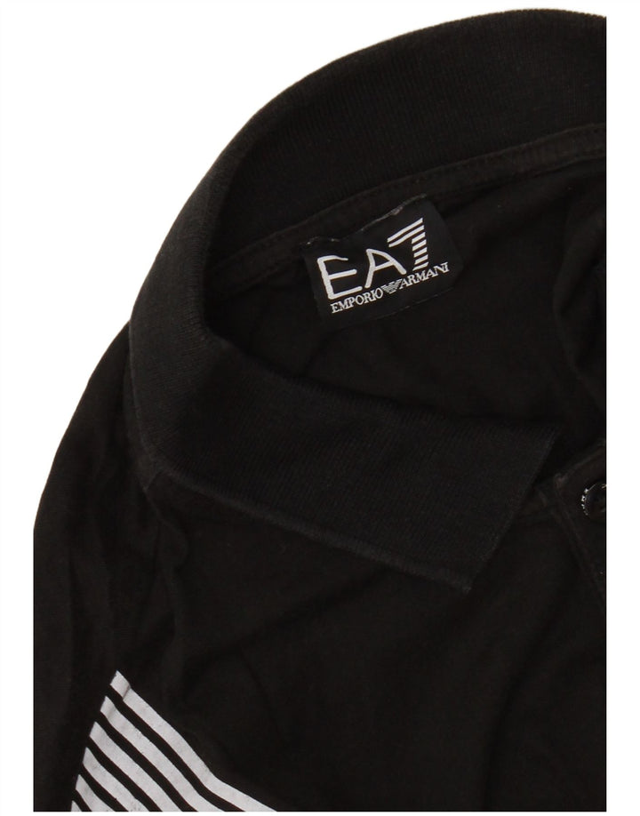 EMPORIO ARMANI Muška polo majica s crtežima na male crne pruge